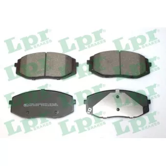 LPR 05P2409 - Jeu de 4 plaquettes de frein avant