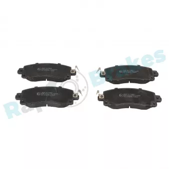 Jeu de 4 plaquettes de frein avant RAP BRAKES OEM 26296FL040