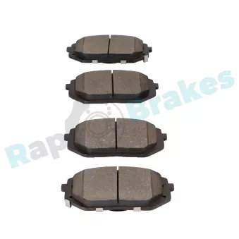 Jeu de 4 plaquettes de frein avant RAP BRAKES [R-P1669]