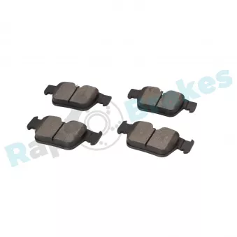 Jeu de 4 plaquettes de frein arrière RAP BRAKES OEM 34206885600