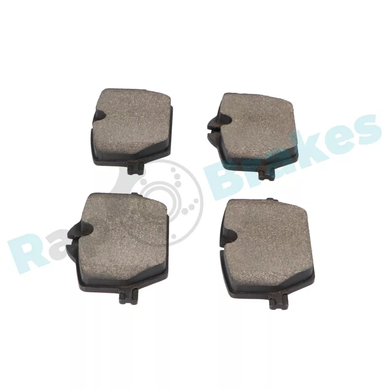 Jeu de 4 plaquettes de frein arrière RAP BRAKES R-P1697 - Visuel 1