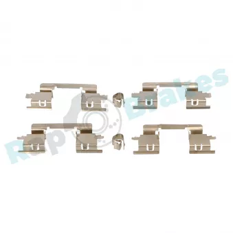 Kit d'accessoires, plaquette de frein à disque RAP BRAKES R-U0229 pour TOYOTA CAMRY 2.4 VVT-i - 152cv