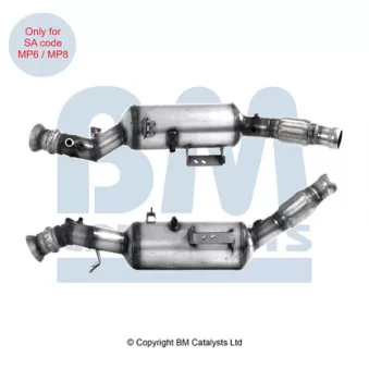 Filtre à particules / à suie, échappement BM CATALYSTS OEM A9064907881