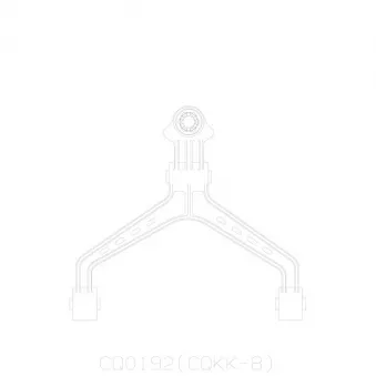 Triangle ou bras de suspension (train avant) CTR CQ0192