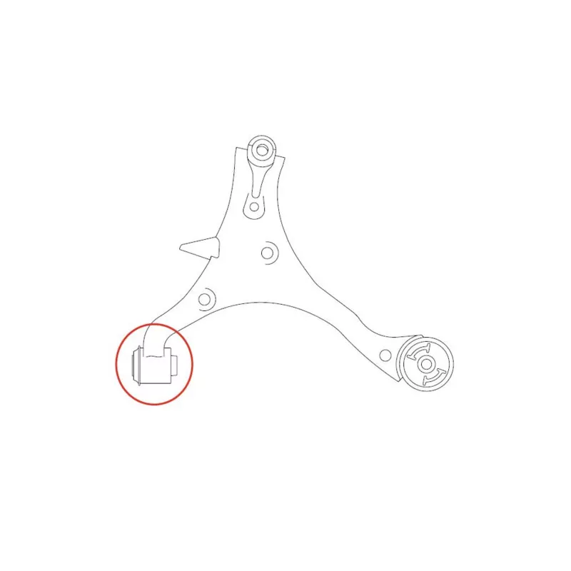 Silent bloc de l'essieu / berceau CTR GV0182 - Visuel 2