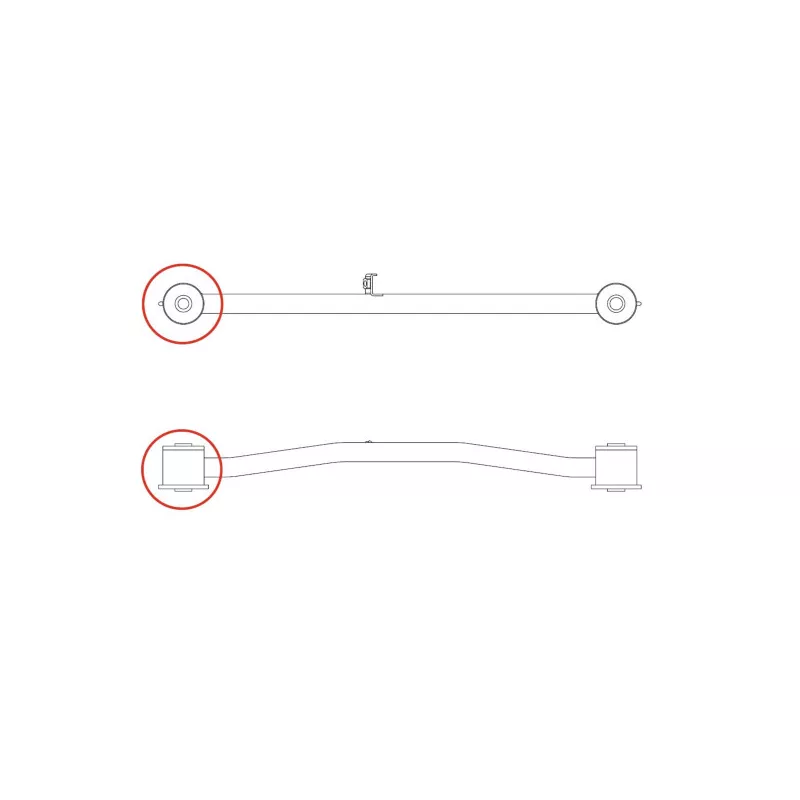 Silent bloc de l'essieu / berceau CTR GV0311 - Visuel 2