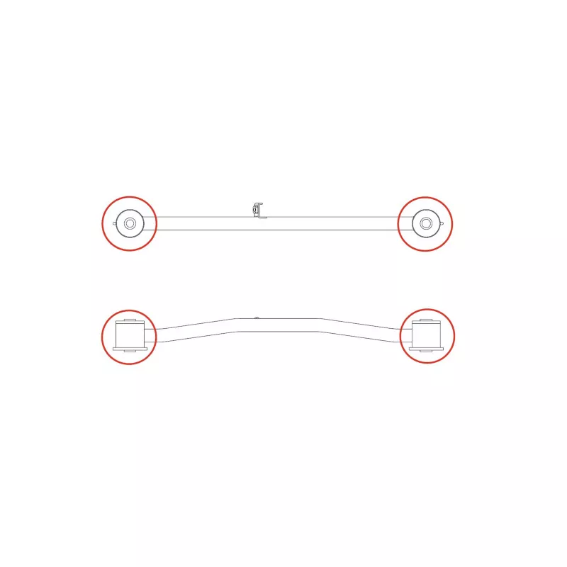Silent bloc de l'essieu / berceau CTR GV0473 - Visuel 2