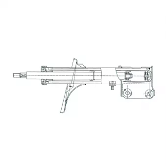 Jeu de 2 amortisseurs avant CTR GY0937G