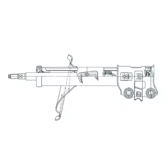 Amortisseur avant gauche CTR OEM 546501E100