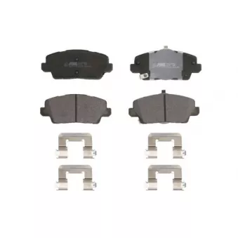 Jeu de 4 plaquettes de frein avant ABE C10343ABE