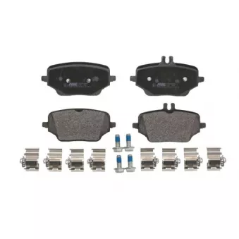 Jeu de 4 plaquettes de frein arrière ABE C2M046ABE pour MERCEDES-BENZ GLE GLE 350 d 4-matic - 272cv