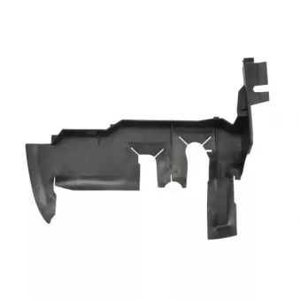 Grille de ventilation, pare-chocs avant BLIC 6502-07-7521982P pour SKODA OCTAVIA 2.0 TDI 4x4 - 110cv