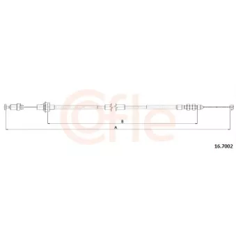 COFLE 16.7002 - Câble d'accélération