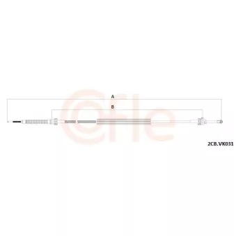 Tirette à câble, boîte de vitesse manuelle COFLE 2CB.VK031