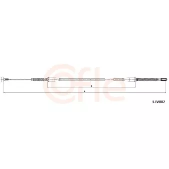 COFLE 92.1.IV002 - Tirette à câble, frein de stationnement