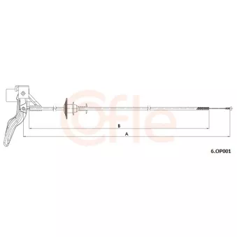 Tirette de capot moteur COFLE [92.6.OP001]