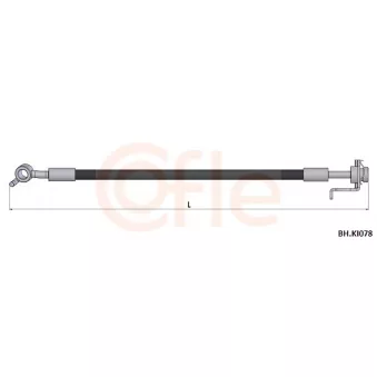 COFLE 92.BH.KI078 - Flexible de frein