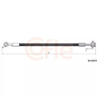 COFLE 92.BH.KI079 - Flexible de frein