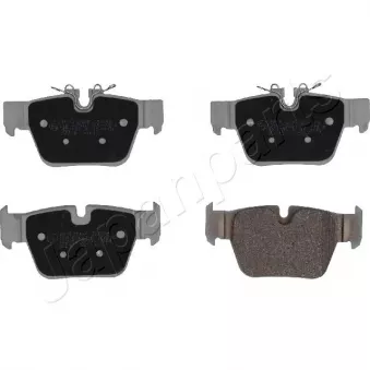 JAPANPARTS PP-0124AF - Jeu de 4 plaquettes de frein avant