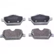 Jeu de 4 plaquettes de frein avant JAPANPARTS [PP-0128AF]