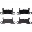 Jeu de 4 plaquettes de frein avant JAPANPARTS [PP-0933AF]
