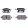 Jeu de 4 plaquettes de frein avant JAPANPARTS [PP-237AF]