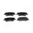 Jeu de 4 plaquettes de frein avant JAPANPARTS [PP-K16AF]