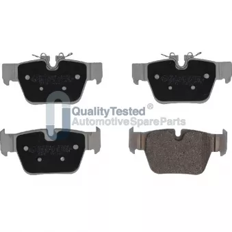 Jeu de 4 plaquettes de frein avant JAPANPARTS [PP0124JM]