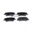 Jeu de 4 plaquettes de frein avant JAPANPARTS [PPK16JM]