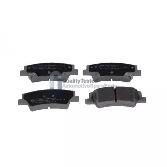 JAPANPARTS PPK16JM - Jeu de 4 plaquettes de frein avant