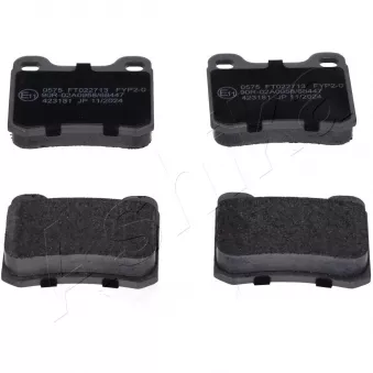 ASHIKA 50-00-0575 - Jeu de 4 plaquettes de frein avant