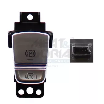 Interrupteur, commande de frein de stationnement MEAT & DORIA 206191 pour BMW Série 7 750 i. Li - 449cv
