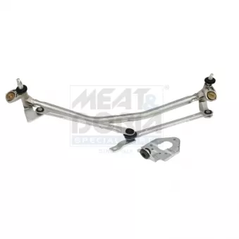 Tringlerie d'essuie-glace MEAT & DORIA 227117 pour VOLKSWAGEN POLO 1.2 - 60cv