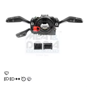 Commutateur de colonne de direction MEAT & DORIA 231908 pour AUDI A3 40 TFSI quattro - 190cv
