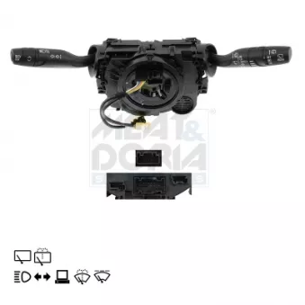 Commutateur de colonne de direction MEAT & DORIA 231912 pour OPEL CROSSLAND X 1.2 LPG - 82cv