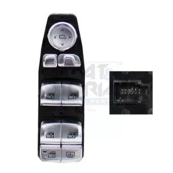 Interrupteur, lève-vitre avant gauche MEAT & DORIA 26682 pour RENAULT MEGANE 750 d. Ld xDrive - 400cv