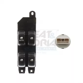 Interrupteur, lève-vitre avant gauche MEAT & DORIA 26749 pour HYUNDAI SANTA FÉ 2.4 16V - 136cv