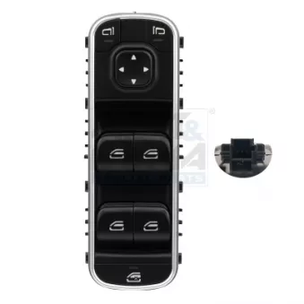 Interrupteur, lève-vitre avant gauche MEAT & DORIA 26867 pour PEUGEOT BOXER CLA 200 d 4-matic - 150cv