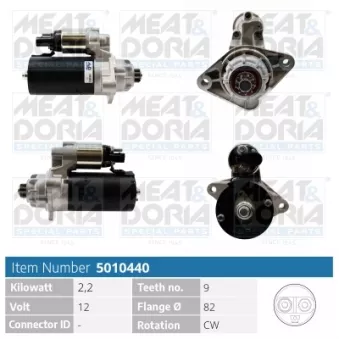Démarreur MEAT & DORIA OEM 070911023C