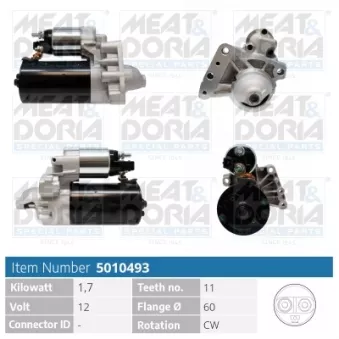 Démarreur MEAT & DORIA OEM 12417589354