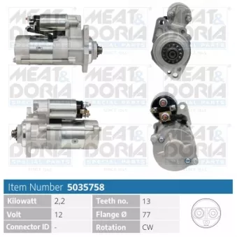 MEAT & DORIA 5035758 - Démarreur