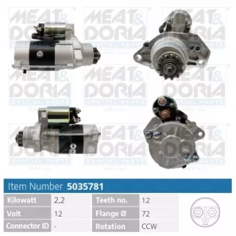 Démarreur MEAT & DORIA OEM 23300WD000