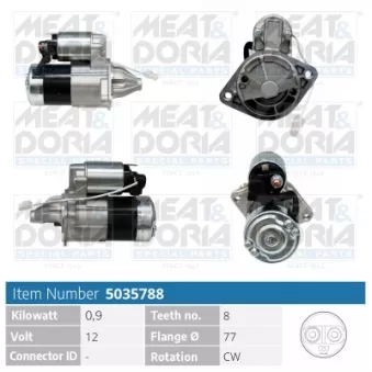 Démarreur MEAT & DORIA OEM 6c14059211