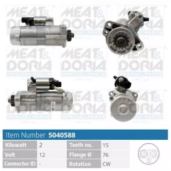Démarreur MEAT & DORIA OEM 059911024KX