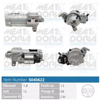 Démarreur MEAT & DORIA OEM 12418577010