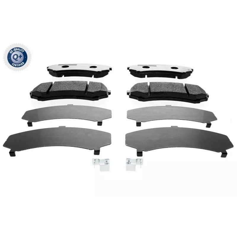 Jeu de 4 plaquettes de frein avant ACKOJA A37-0012 - Visuel 1