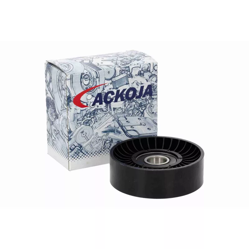 Poulie renvoi/transmission, courroie trapézoïdale à nervures ACKOJA A52-0082 - Visuel 1