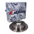 ACKOJA A52-2513 - Jeu de 2 disques de frein arrière