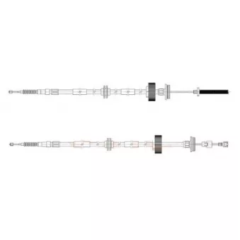 Tirette à câble, frein de stationnement Dr!ve+ DP3110.15.0149