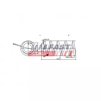 Ressort de suspension FAST OEM 46749803